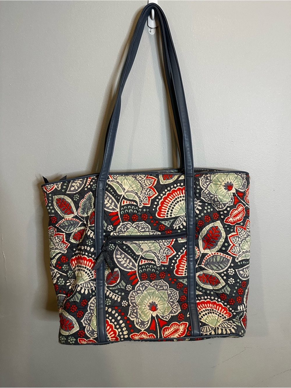 Vera Bradley Quilted Floral Tote Bag